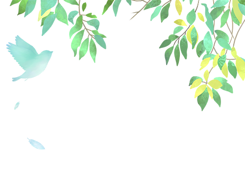 鳥と木の枝の画像